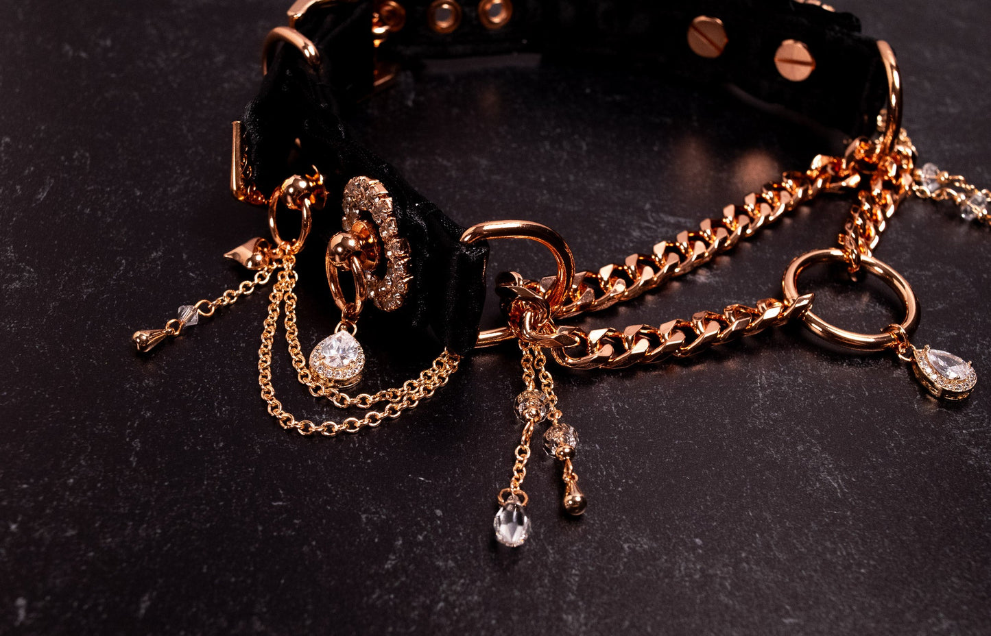 SIGN “Crystal Bond” — Black & Rose Gold