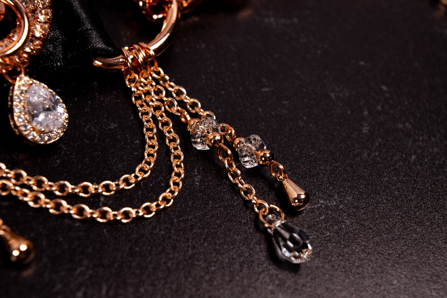 SIGN “Crystal Bond” — Black & Rose Gold