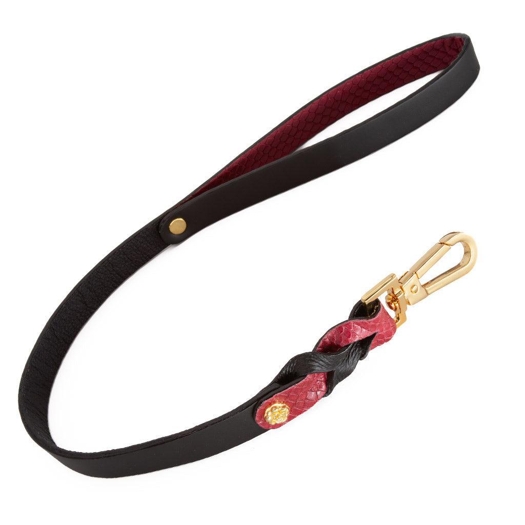 Crimson Bond — Braided Leather Leash (Limited Edition)
