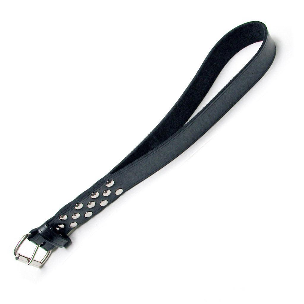 SIGN Belt Paddle — Black Leather, 17"