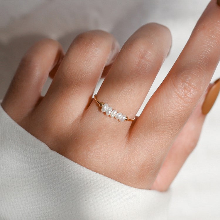 Quiet Luster | Baroque Pearl Ring