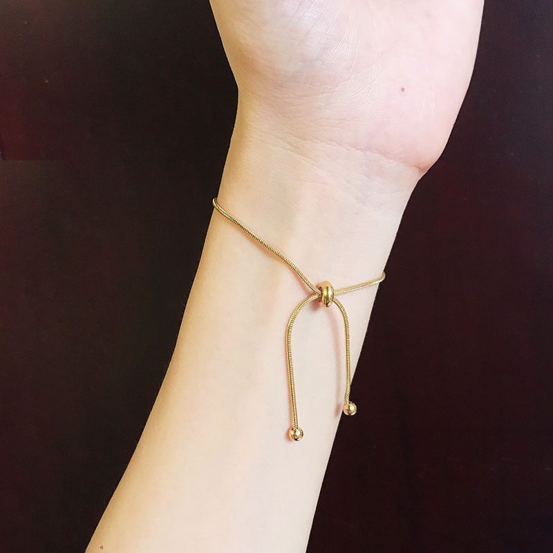 Simple Snake Bone Bracelet
