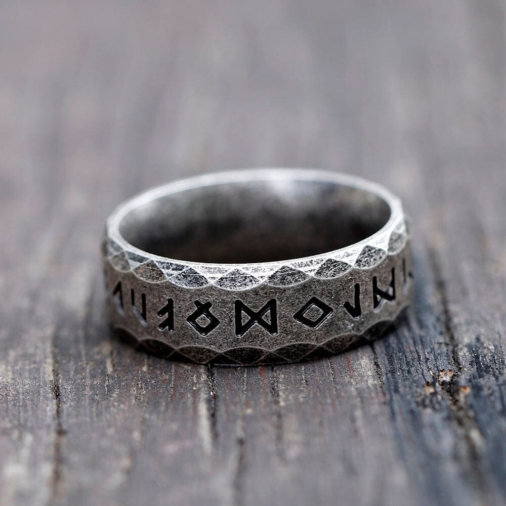 Viking Rune Ring "Wisdom of the Hero"
