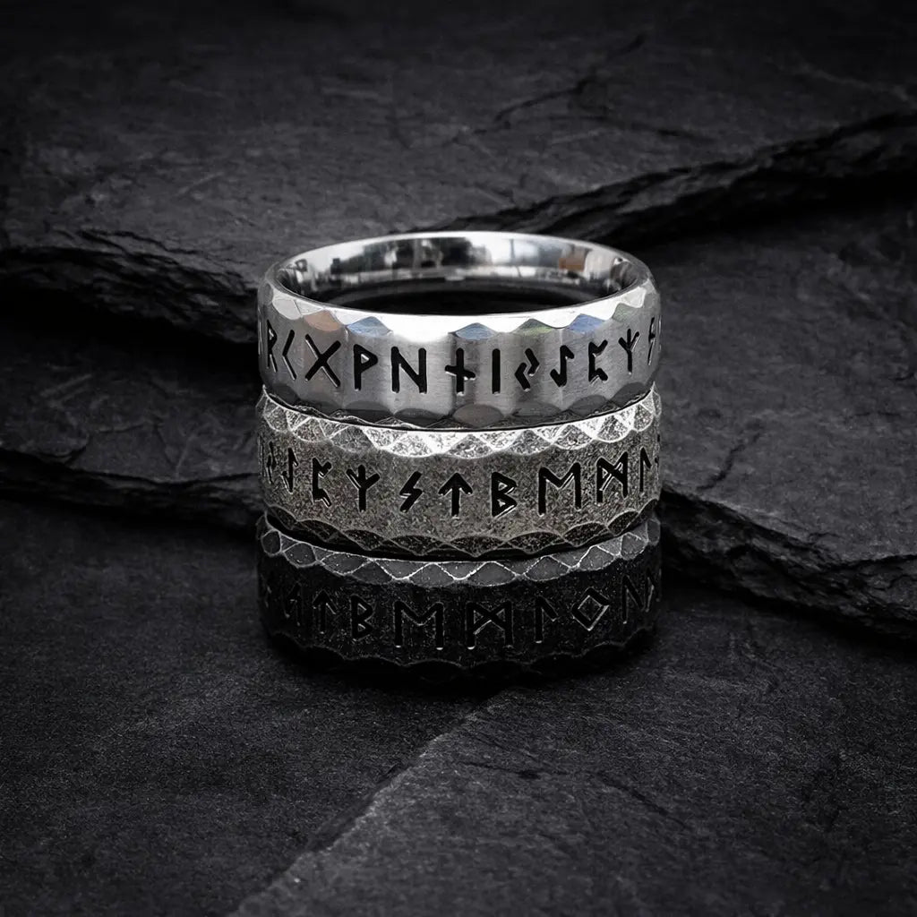 Viking Rune Ring "Wisdom of the Hero"