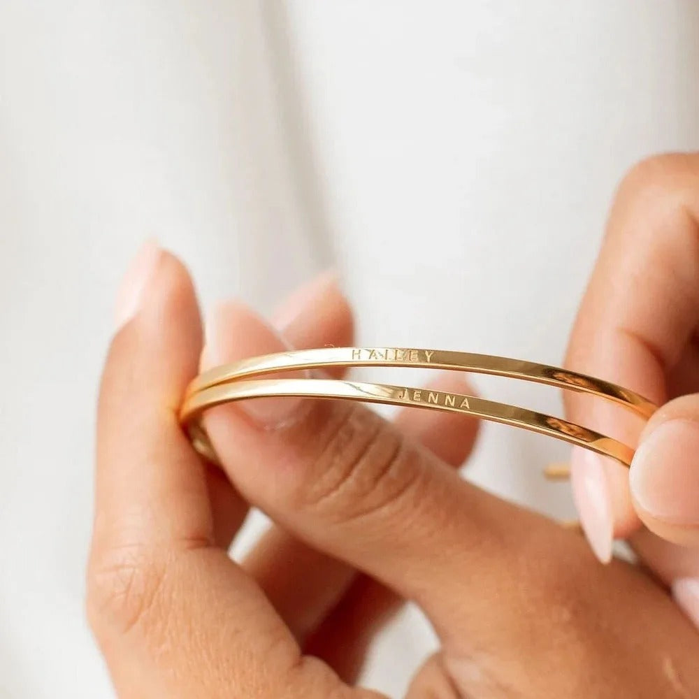 Personalized Custom Engraved Cuff Bracelet