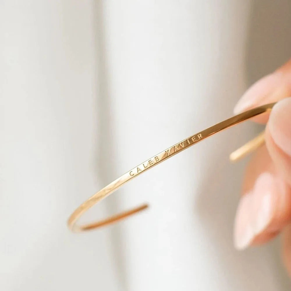 Personalized Custom Engraved Cuff Bracelet