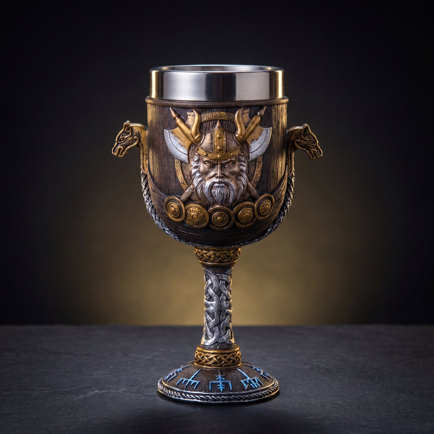 Odin Bear Heraldic Goblet