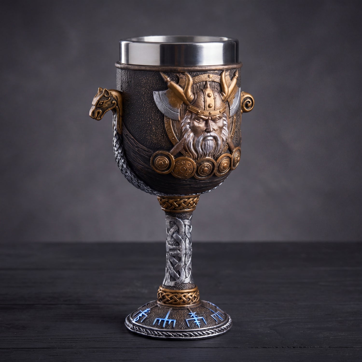 Odin Bear Heraldic Goblet