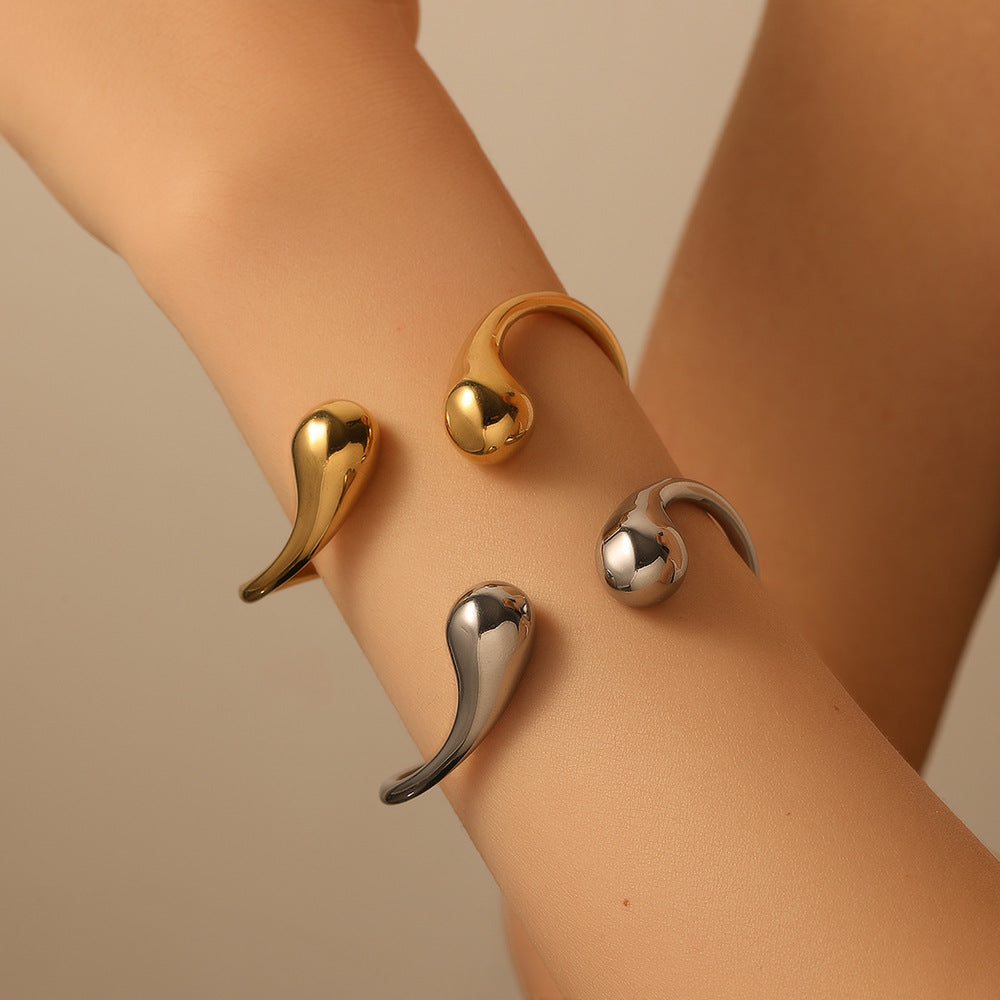 Rupert’s Drop Open Bangle