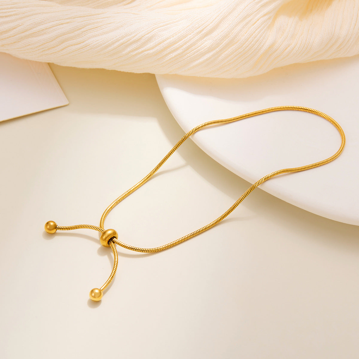 Simple Snake Bone Bracelet