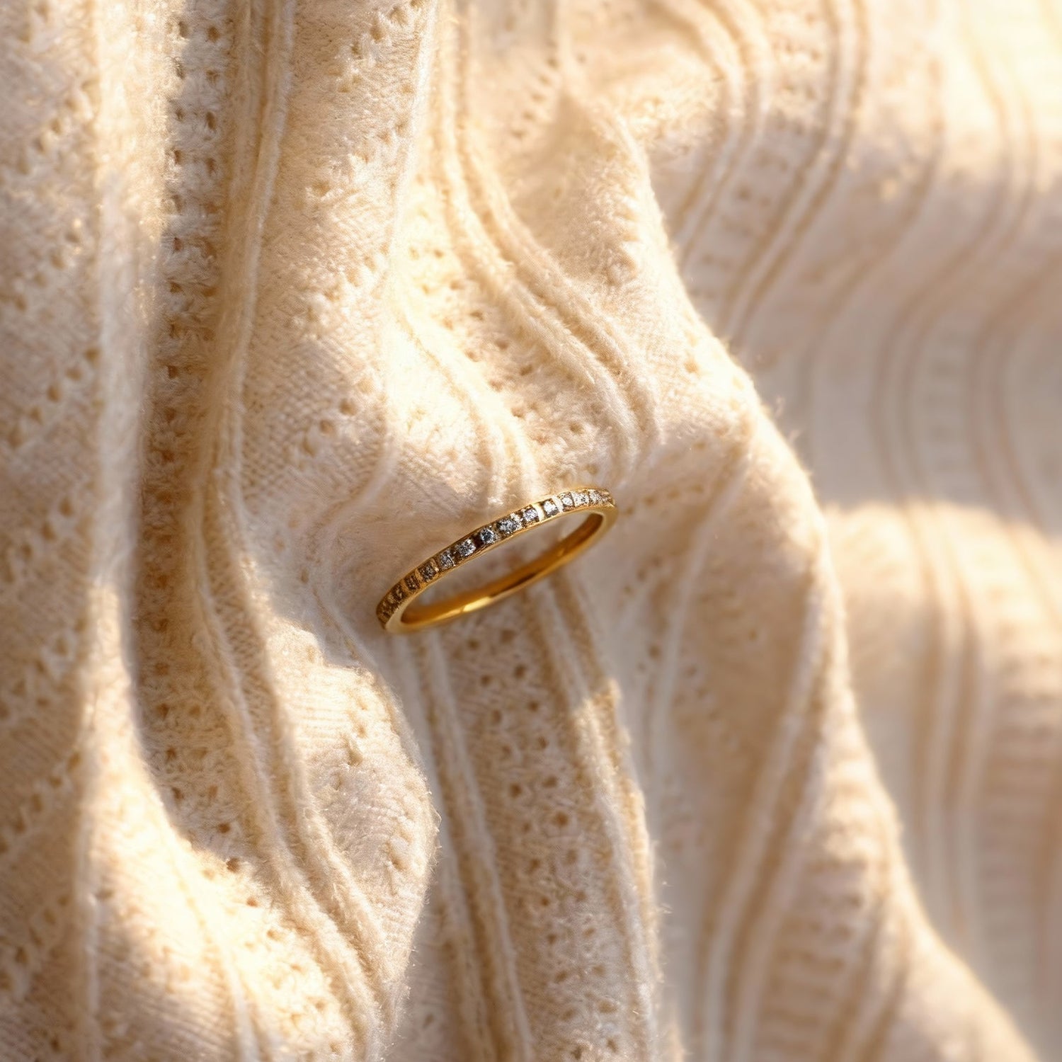 Multicolor Eternity Band Ring