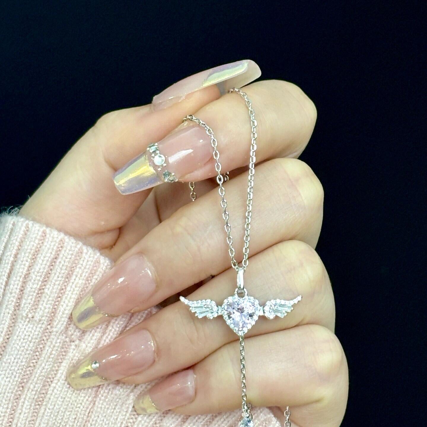 Whispering Wings | Soothing Angel Pendant