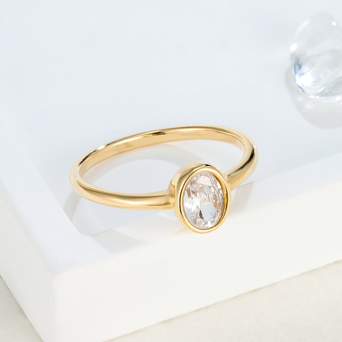 Liquid Clarity | Bezel Solitaire Ring