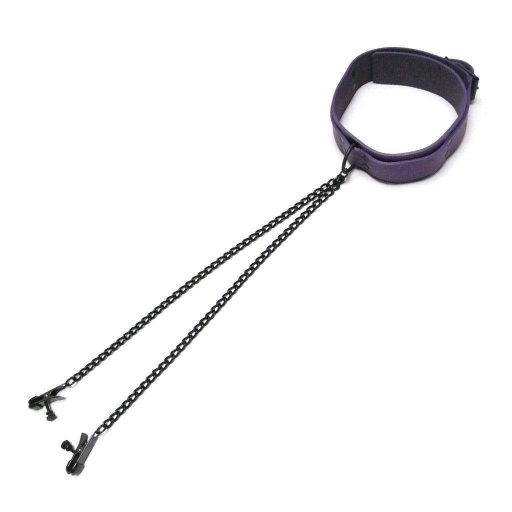 BOND Buckle Collar with Nipple Clamps