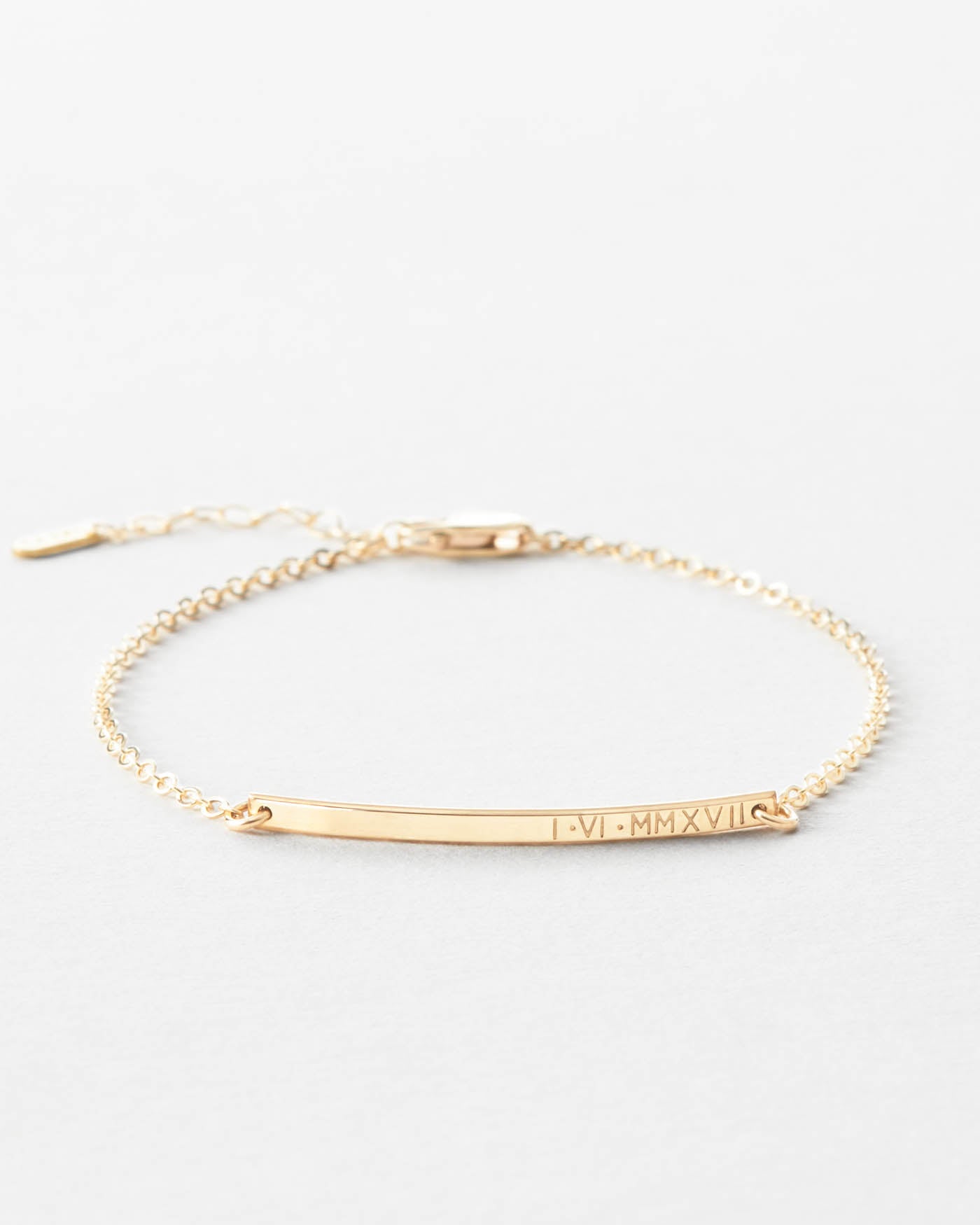 The Core Memory Bar Bracelet | Custom Engraved Gift