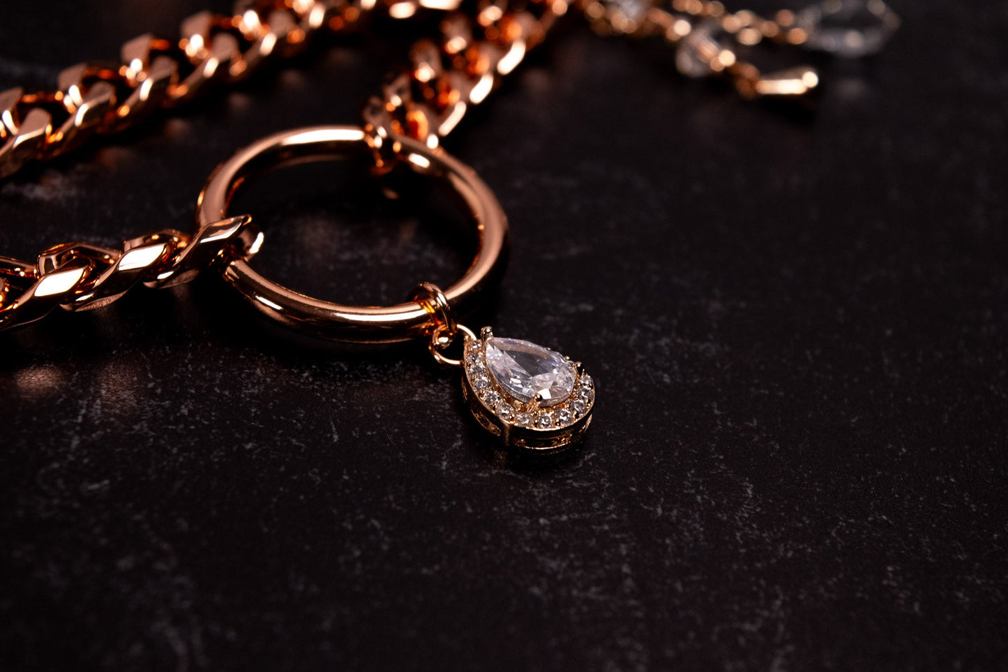 SIGN “Crystal Bond” — Black & Rose Gold