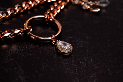 SIGN “Crystal Bond” — Black & Rose Gold