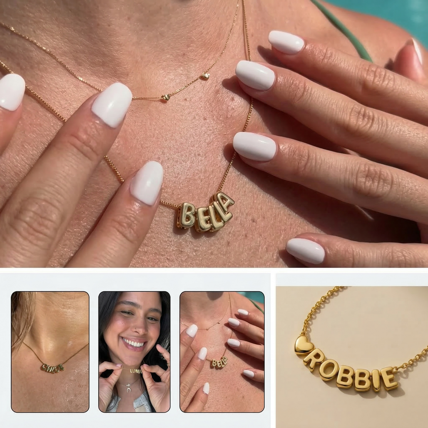 Keepsake Name Bubble Necklace