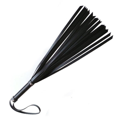 SIGN 18" Basic Leather Flogger — Black
