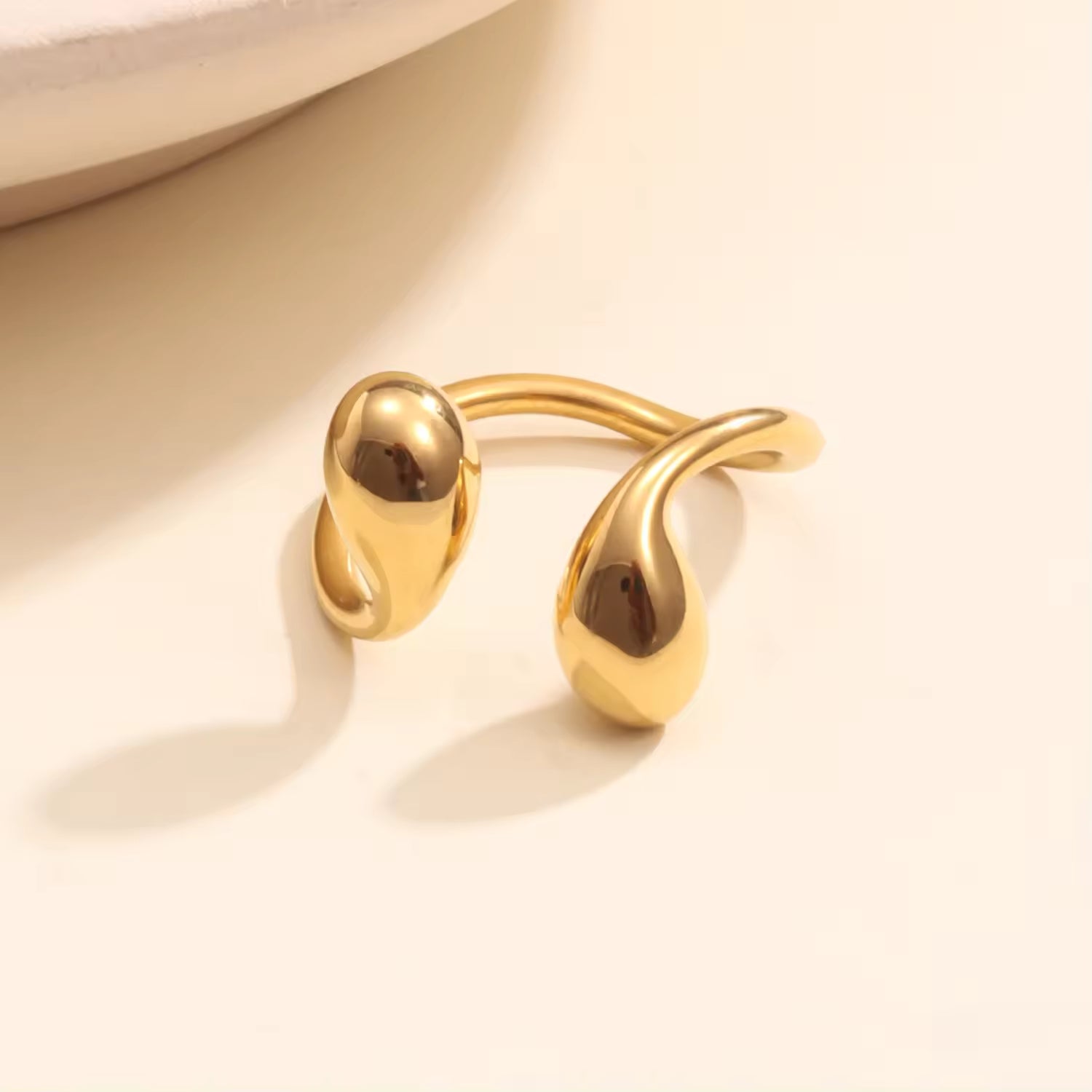 Twin Curve Toi et Moi Ring