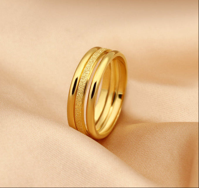 Textured Stardust Ring