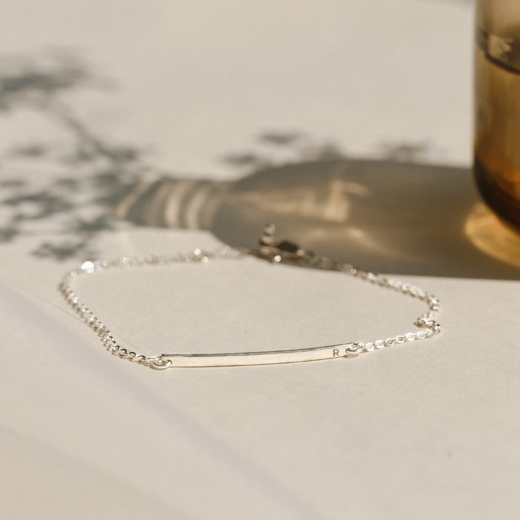 The Core Memory Bar Bracelet | Custom Engraved Gift