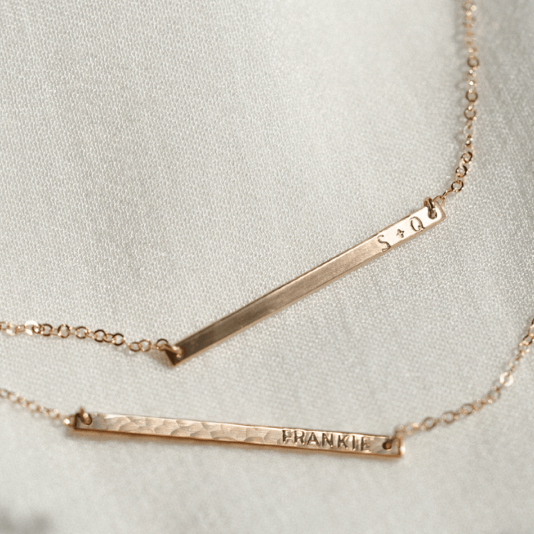 The Core Memory Bar Bracelet | Custom Engraved Gift