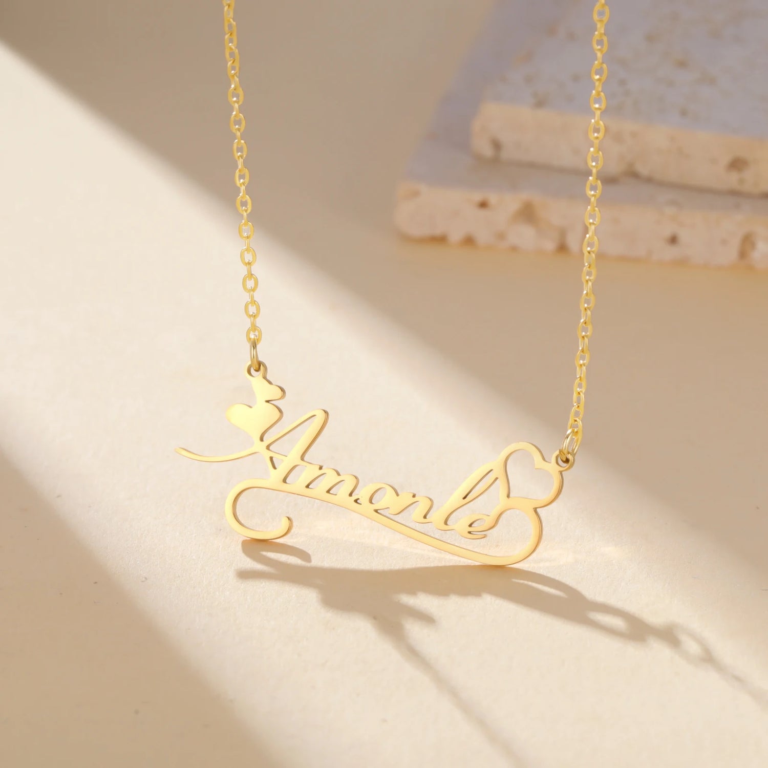 Signature Script Name Necklace