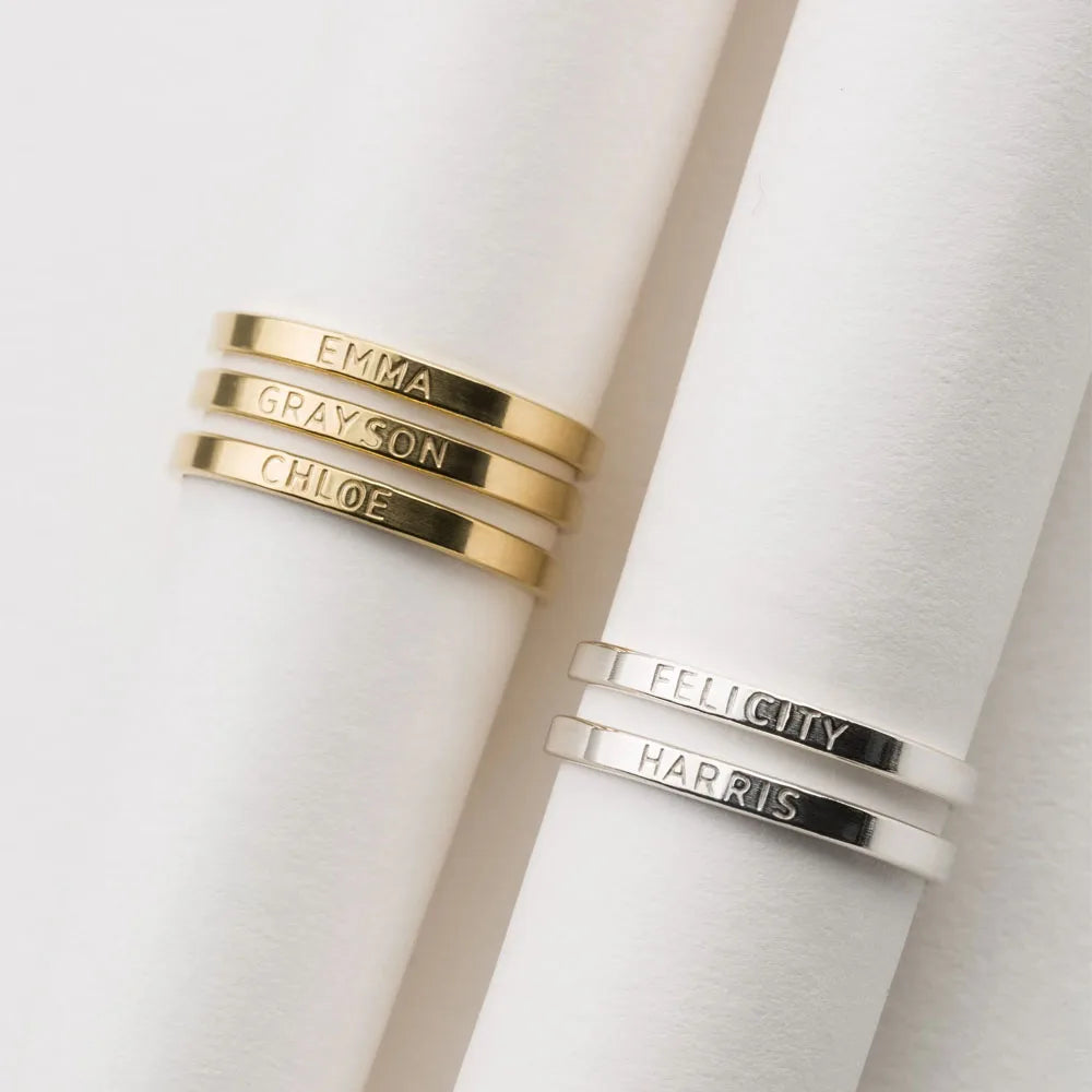 Your Forever Mark | Engraved Custom Ring