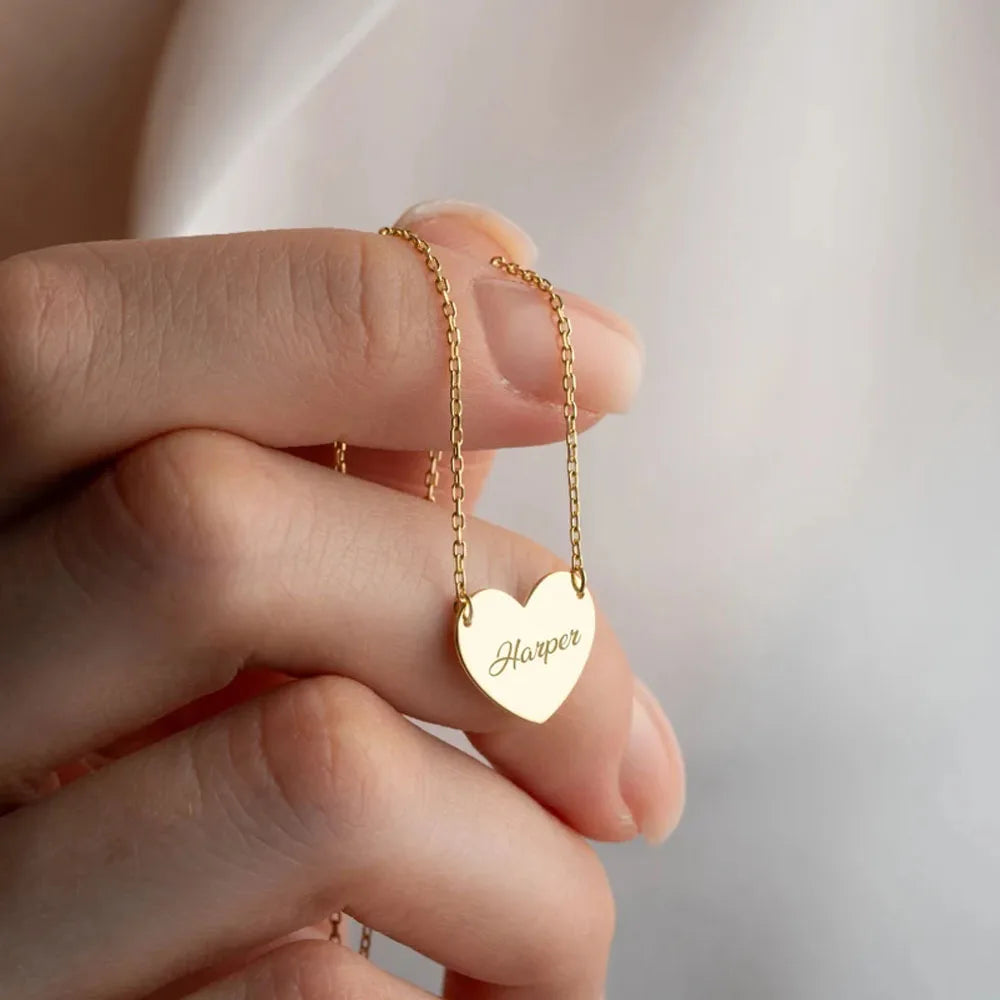 Keepsake Heart Name Necklace