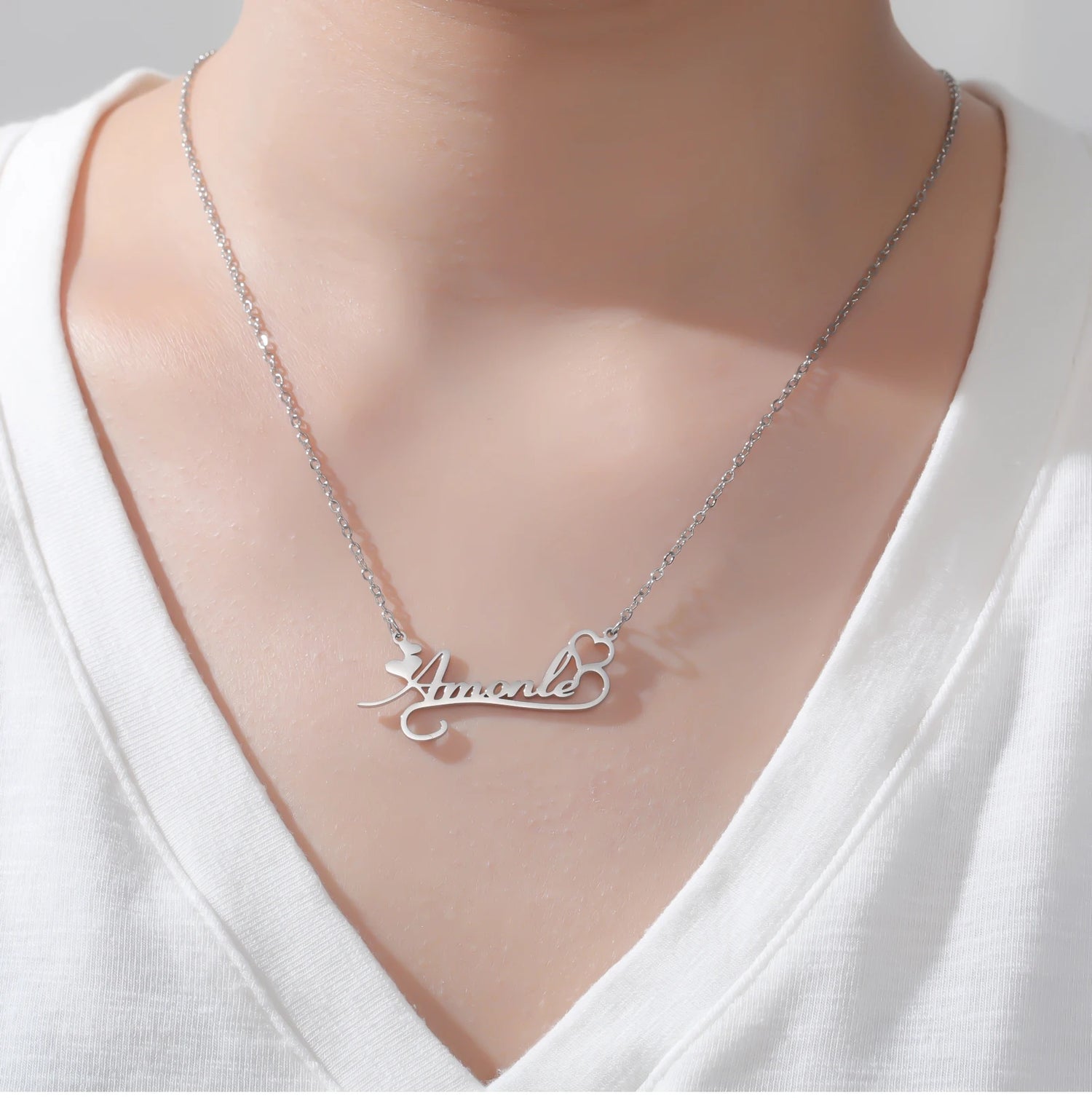 Signature Script Name Necklace