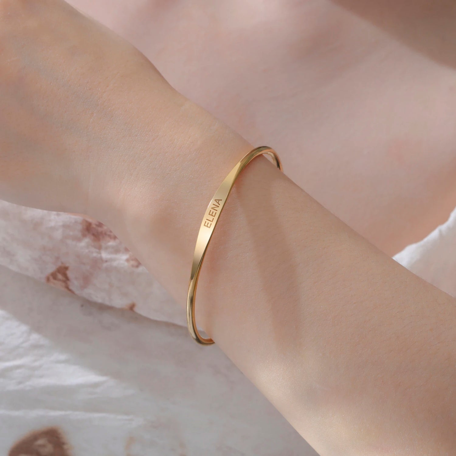 Personalized Engraved Cuff Bracelet