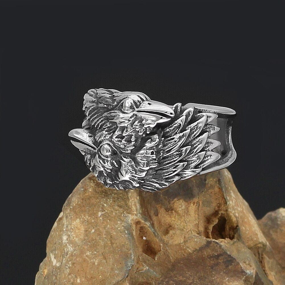 Ring of Odin's Messenger Ravens