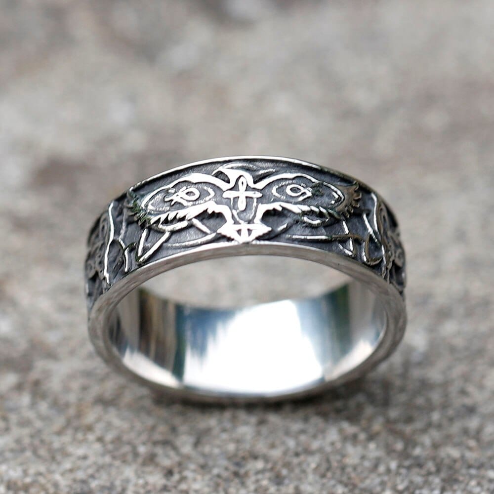 Viking Ring "Ring of Odin's Wings"