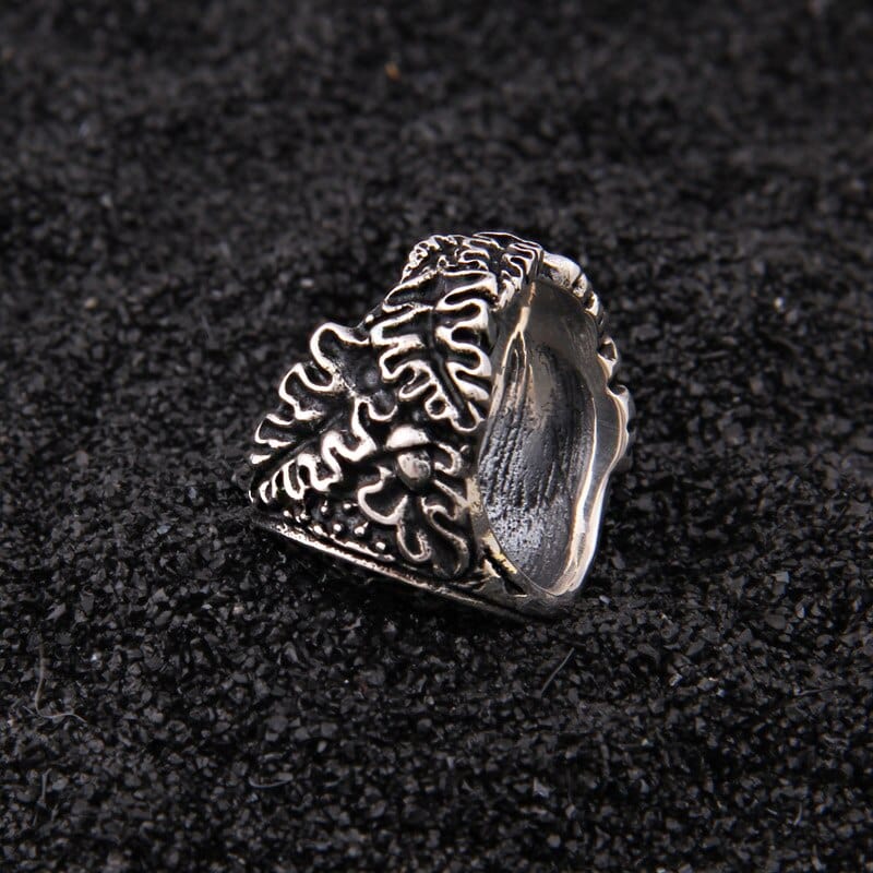 Viking Ring in 925 Sterling Silver - Vegvisir Peeling
