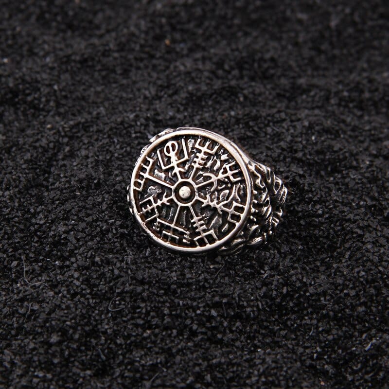 Viking Ring in 925 Sterling Silver - Vegvisir Peeling