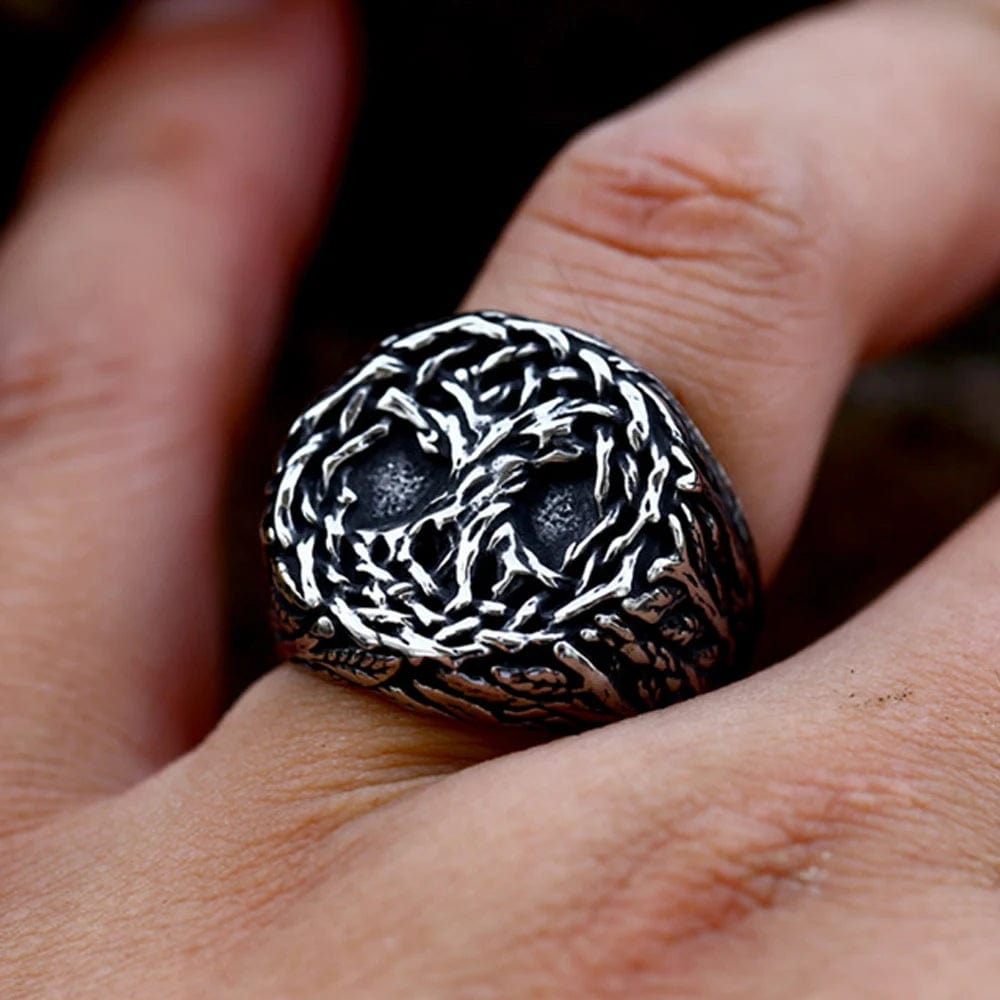 Viking Ring the Tree of Life Yggdrasil