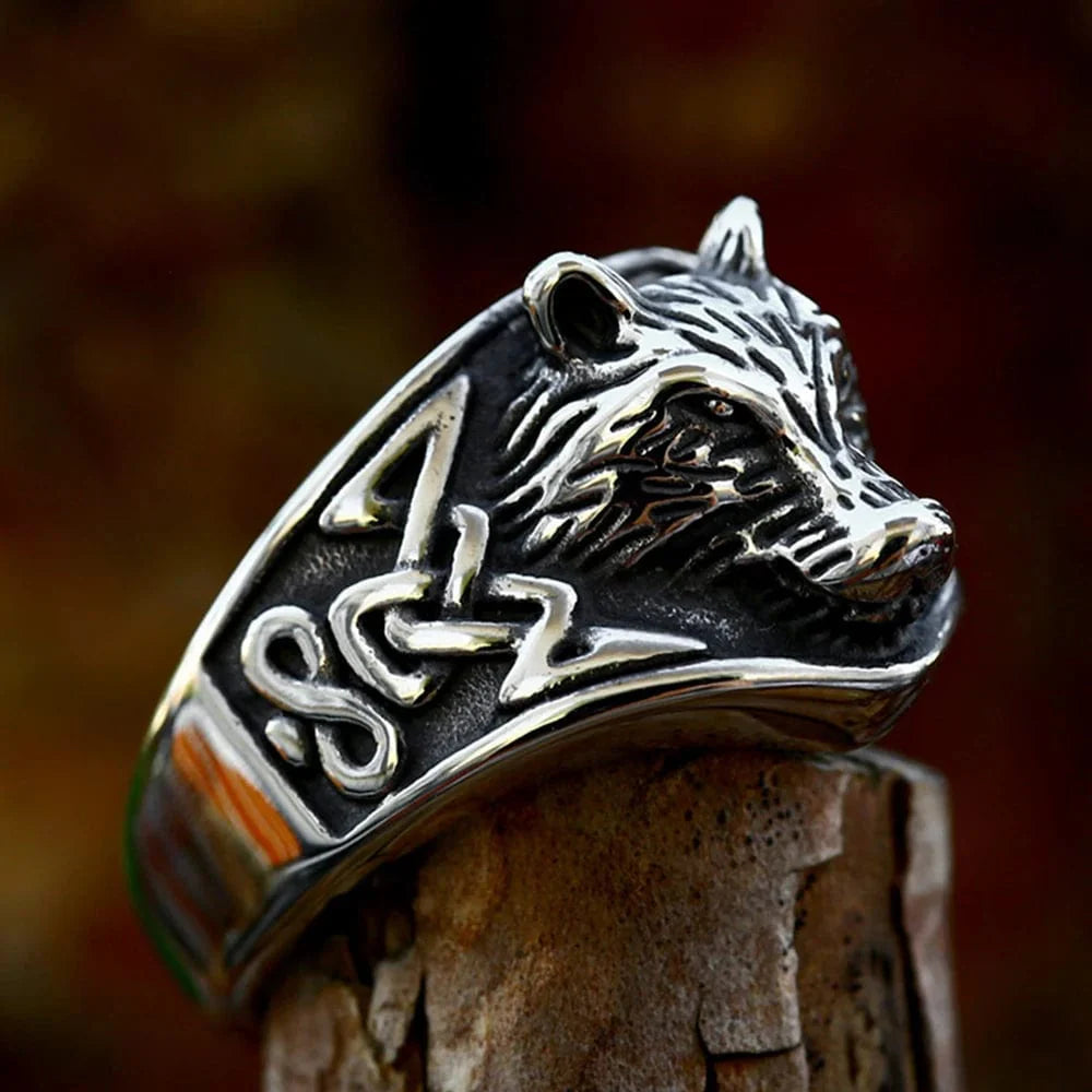 Viking ring Fenrir the terror