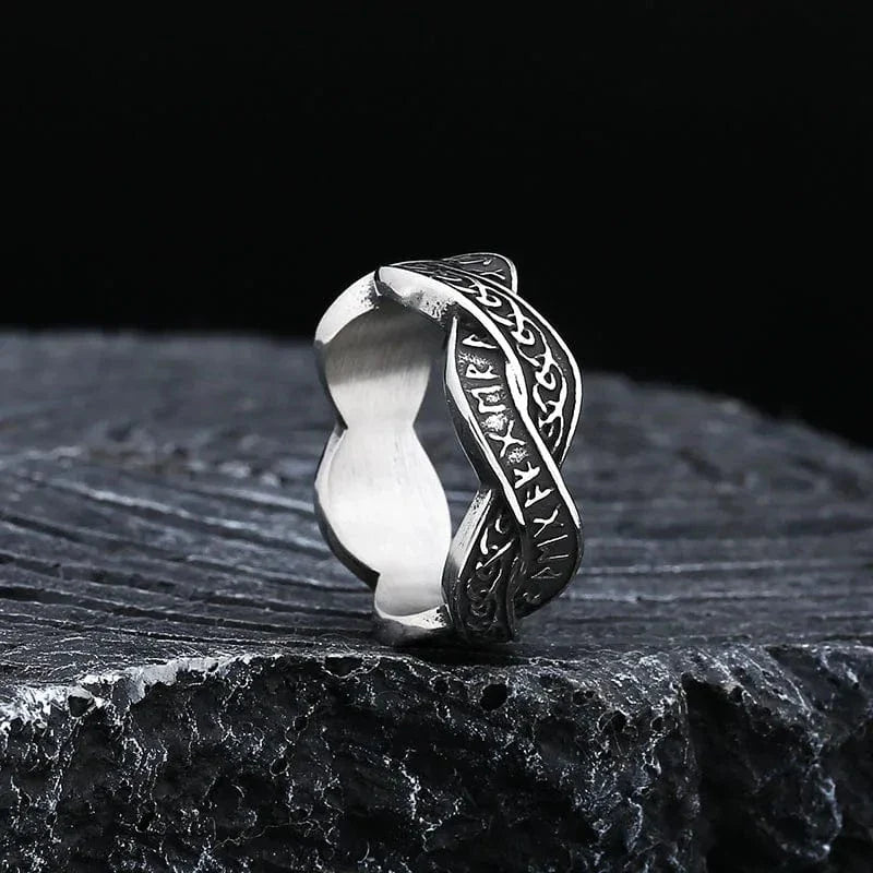 Distorted Viking Rune Ring