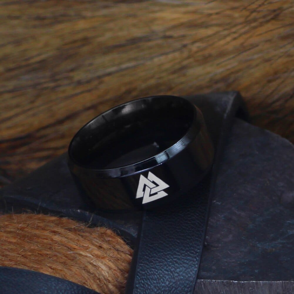 Viking Valknut Ring