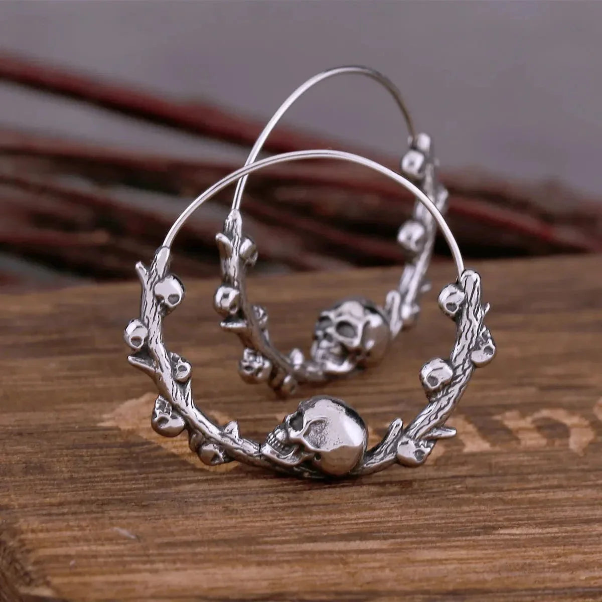 Skull Head Earrings