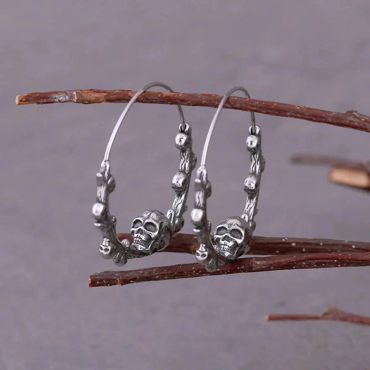 Skull Head Earrings