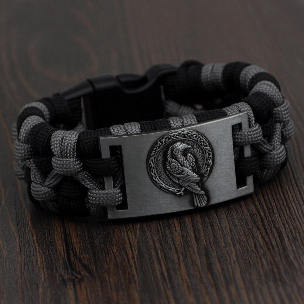 Odin's Raven Paracord Bracelet