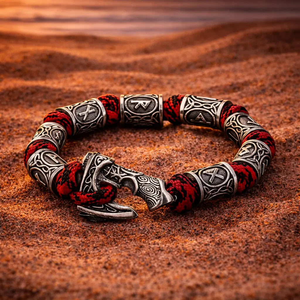 Nordic Wrapped Bracelets "Superhuman Strength"