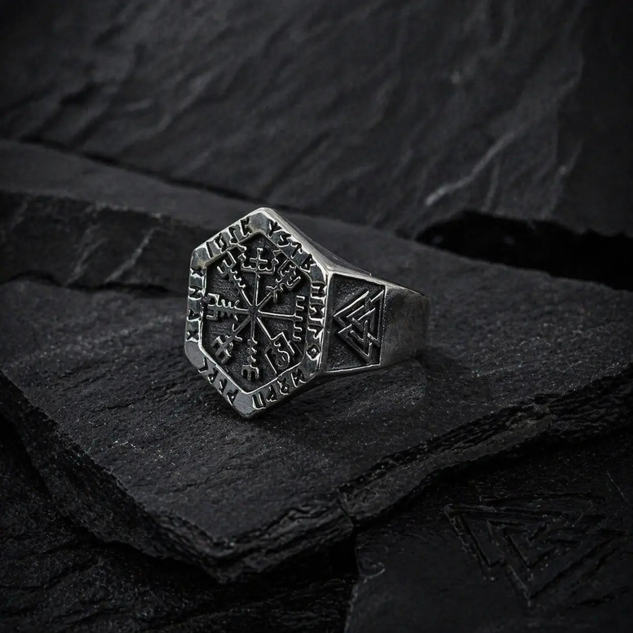 Viking Symbol Signet Ring