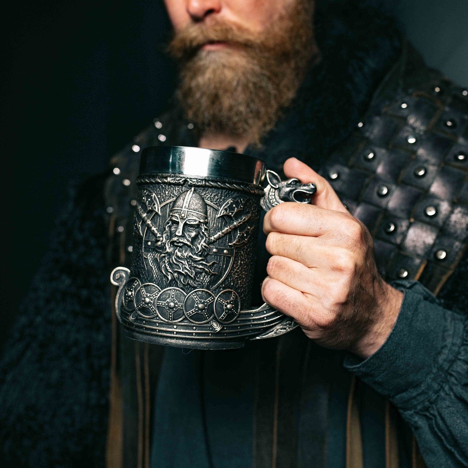 Viking Drakkar Odin Mug