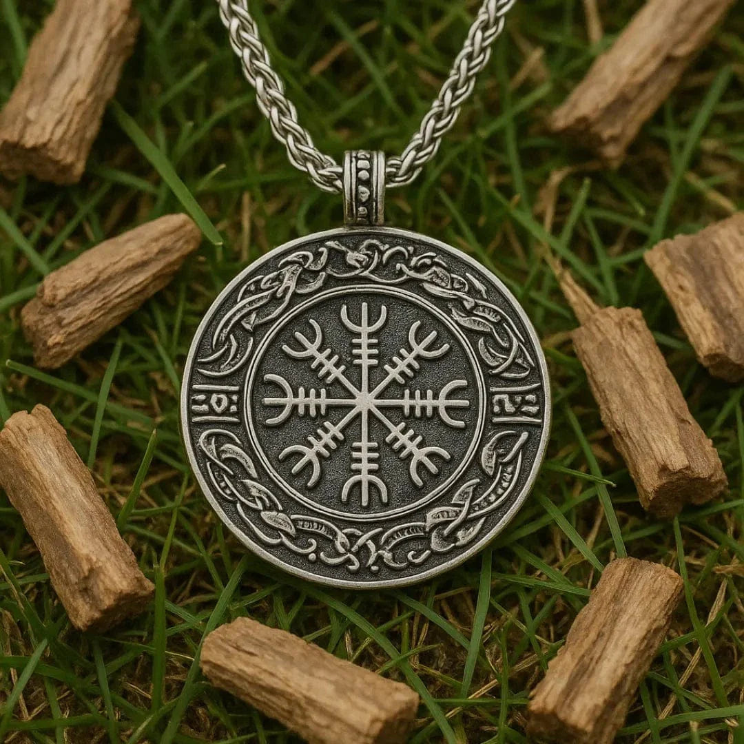 Aegishjalmur Necklace | Stainless Steel