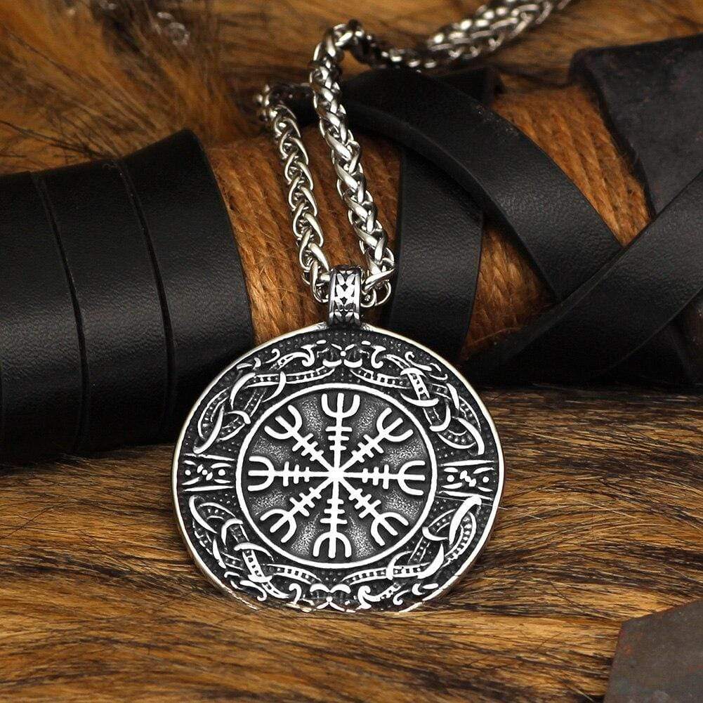 Aegishjalmur Necklace | Stainless Steel