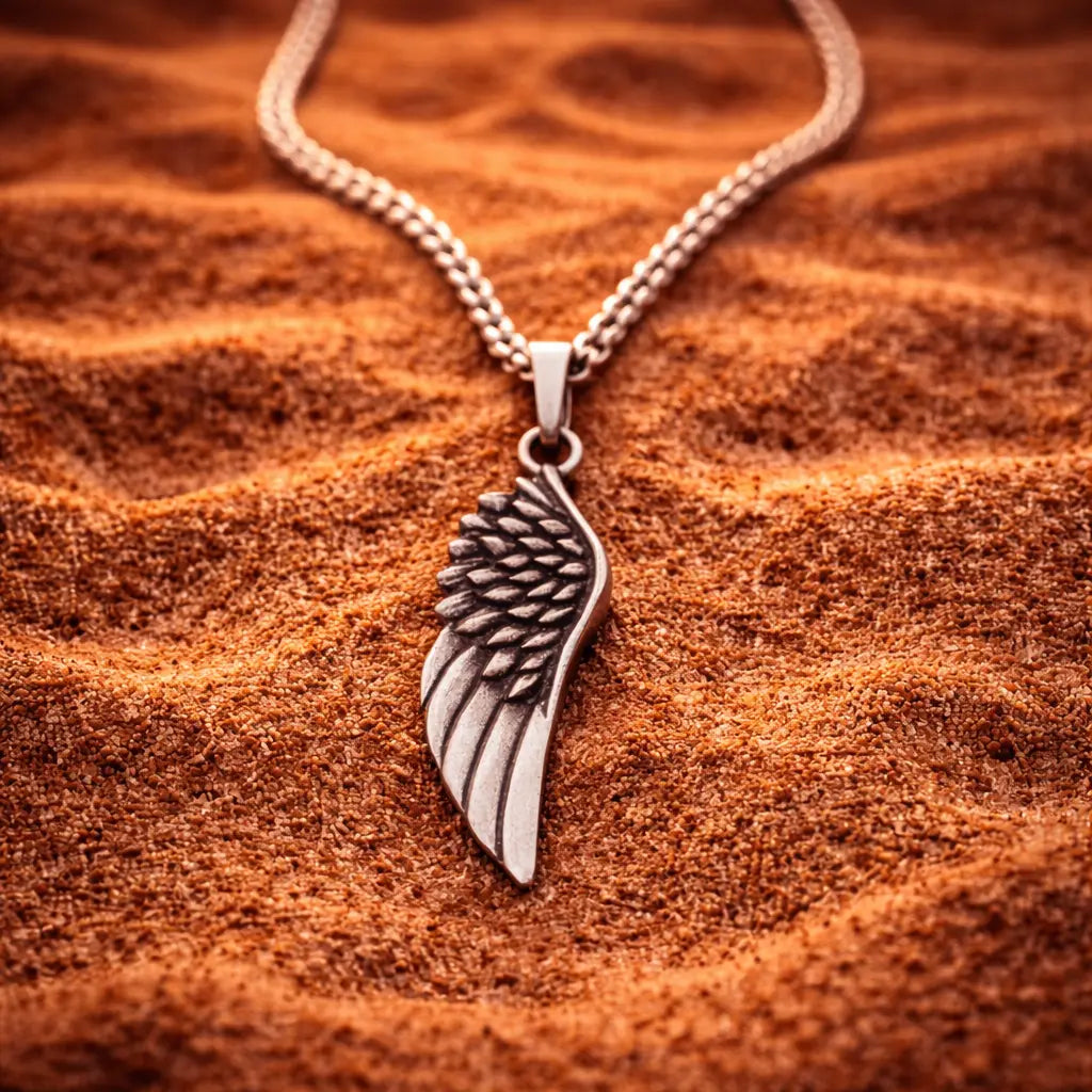Freedom Wing Necklace "Create Your Destiny"