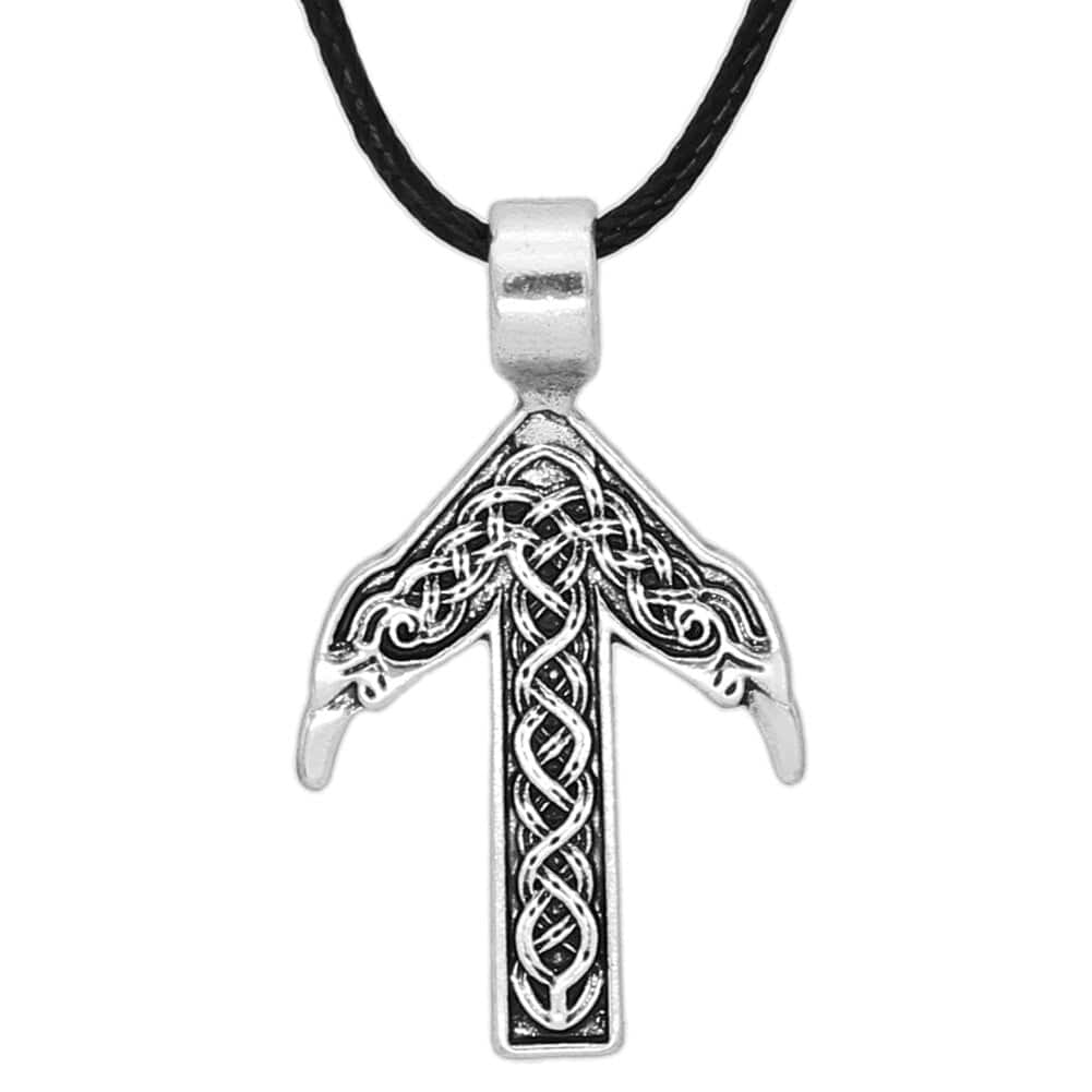 Odin's Raven Augury Necklace